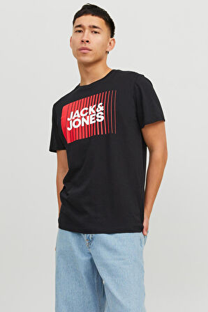 Jack & Jones Siyah Erkek T-Shirt