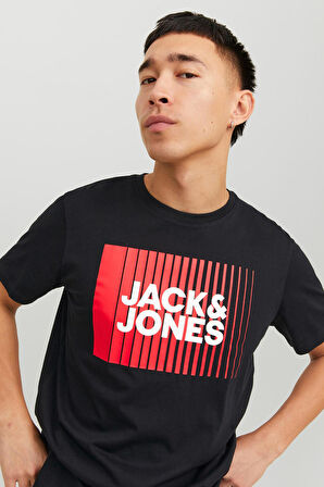 Jack & Jones Siyah Erkek T-Shirt