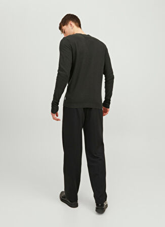 Jack & Jones Bisiklet Yaka Standart Haki Erkek Kazak 12236766_JJEMARCUS KNIT CREW NECK