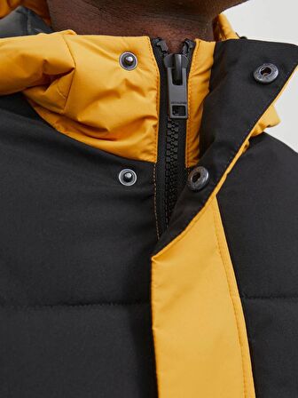 12235870 Jack & Jones Jjeforce Puffer Sn Erkek Mont Honey Gold