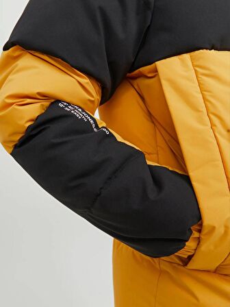 12235870 Jack & Jones Jjeforce Puffer Sn Erkek Mont Honey Gold