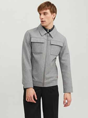 JJEMORRISON WOOL JACKET SN Dark Grey