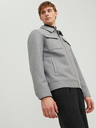 JJEMORRISON WOOL JACKET SN Dark Grey