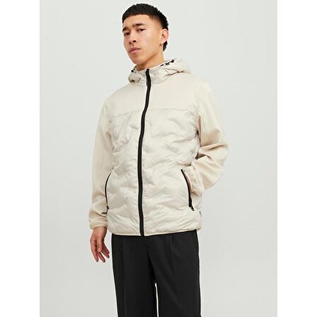 JACK&JONES JJEMULTI HEAT QUILTED JACKET NOOS BEJ