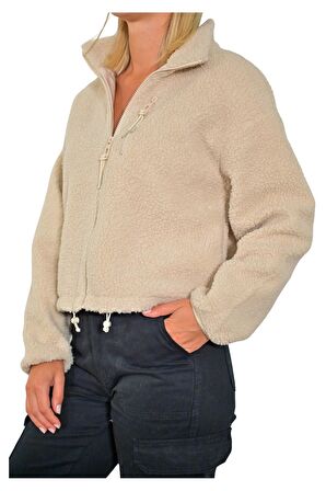 Only Kadın Bej Teddy Ceket - 15294363