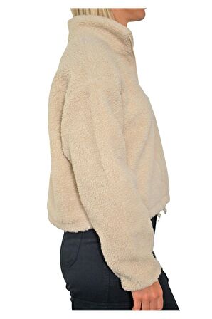 Only Kadın Bej Teddy Ceket - 15294363