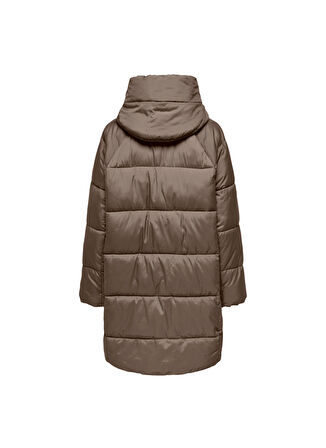 Only Açık Kahve Kadın Kaban ONLASTA OVERSIZED PUFFER COAT CC OT