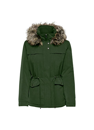 Only Yeşil Kadın Mont ONLNEWSTARLINE AW PARKA CC OTW