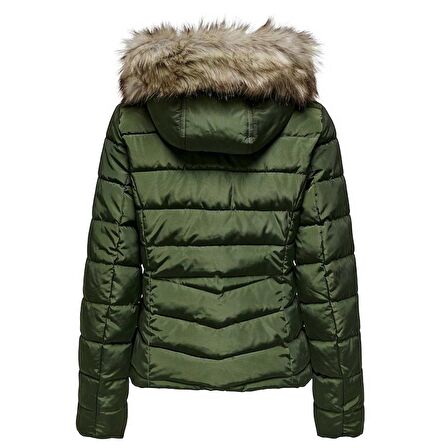 Only Onlellan Quilted Hood Jacket Life Kadın Mont