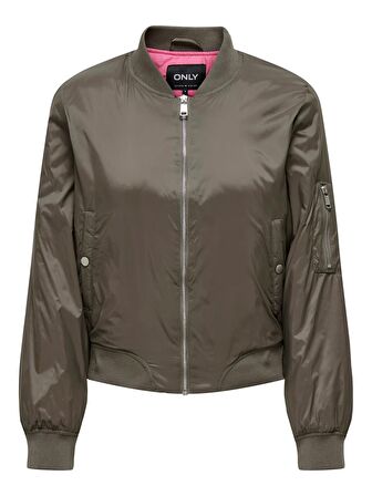 Only Kahverengi Kadın Bomber Ceket 15293313