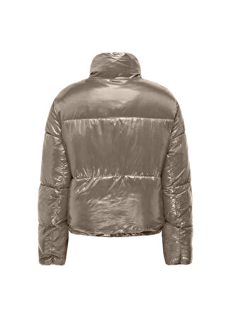 Only Açık Kahve Kadın Mont ONLSKY SHORT PUFFER CC OTW