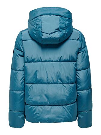 15300257 Only Onlnewamanda Short Jacket Cc Otw Kadın Mont BLUE SURF