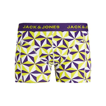 Jack & Jones 12240234 Jacgeometrıc Gems Trunks 3 Pack Renkli