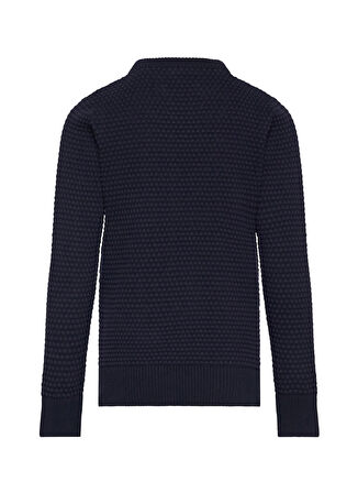 Jack & Jones Bisiklet Yaka Normal Düz Lacivert Erkek Kazak JJEATLAS KNIT CREW NECK JNR