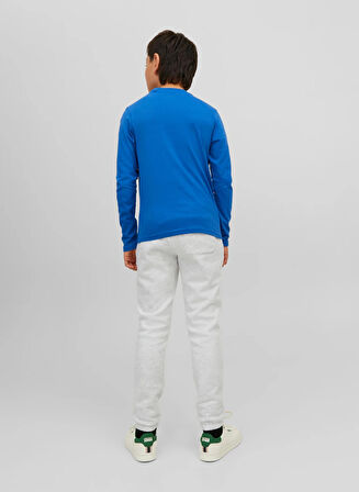 Jack & Jones Lastikli Paça Beyaz Erkek Çocuk Eşofman Altı JPSTKANE JJJOSH SWEAT PANTS JNR