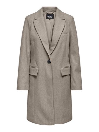 15292832 Only Onlnancy Coat Cc Otw Kadın Kaban Simply Taupe/MELANGE