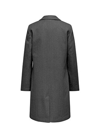 Only Koyu Gri Kadın Kaşe Kaban ONLNANCY LIFE COAT CC OTW