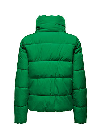 Only Yeşil Kadın Mont ONLNEWCOOL PUFFER JACKET CC OTW