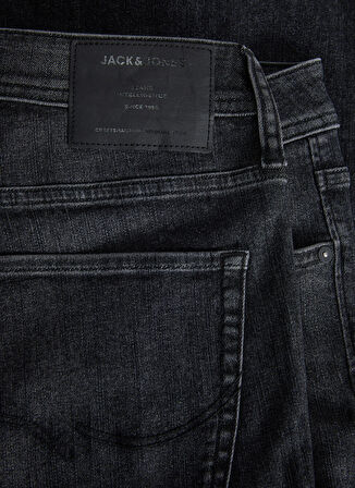 Jack & Jones Düşük Bel Skinny Fit Siyah Erkek Denim Pantolon 12244278_JJILIAM JJORIGINAL SQ 349