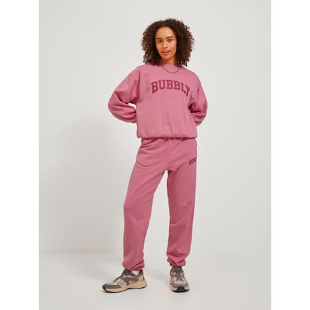 JJXX Sıfır Yaka Rahat Kesim Pembe Kadın Sweatshirt 12244363
