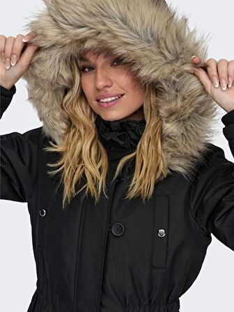 ONLIRIS FUR WINTER PARKA CC 2023 OTW SİYAH