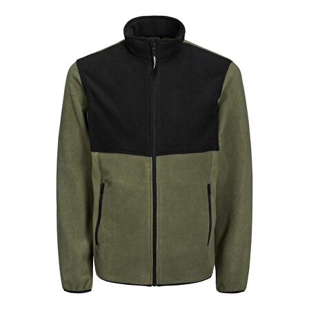 JACK&JONES JJFLAME FLEECE JACKET YEŞİL