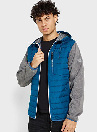 Jack & Jones Erkek Kapüşonlu Hybrid Ceket Mont - 12237780