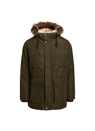 Jack & Jones Haki Erkek Mont 12236032_JJDAVID PARKA JACKET