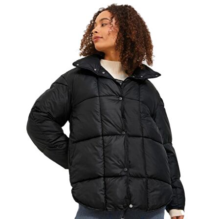 Jack & Jones 12237579 Jxcora Quilted Jacket Otw Sn Siyah