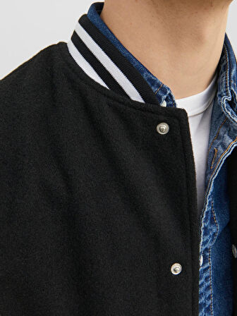 Jack & Jones Erkek Yünlü Bomber Ceket - 12236161