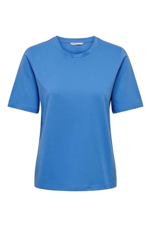 ONLONLY S/S TEE JRS NOOS Kadın Mavi T-Shirt - 15270390