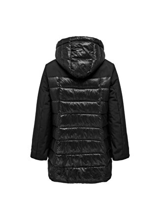 Only Siyah Kadın Kaban CARSOPHIE MIX PUFFER OTW