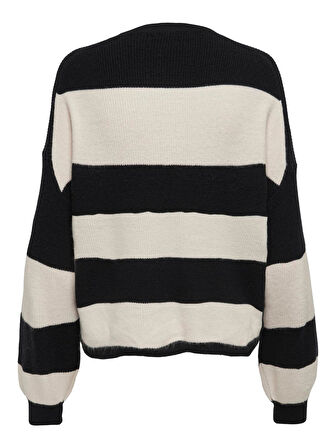 Only Onlatia L/S Stripe Pullover Kadın Kazak