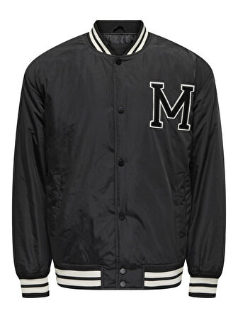 22027462 Only & Sons Onsorvey Varsıty Jacket Otw Vd Erkek Ceket Black