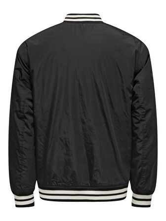 22027462 Only & Sons Onsorvey Varsıty Jacket Otw Vd Erkek Ceket Black