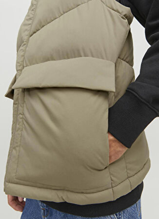 Jack & Jones Krem Erkek Mont JORVESTERBRO BODYWARMER SN