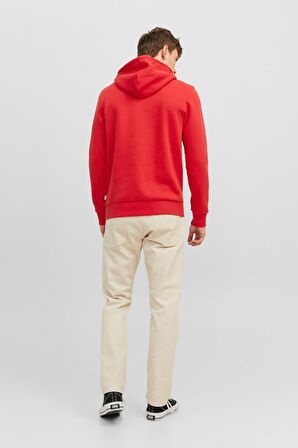 JACK&JONES JJECORP LOGO SWEAT HOOD PLAY NOOS KIRMIZI