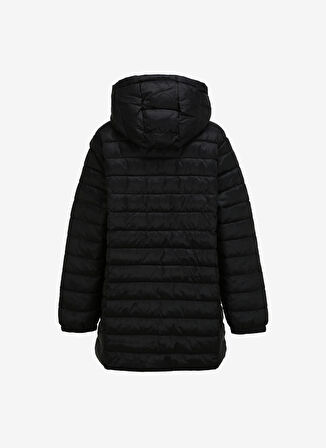 Only Siyah Kadın Mont CARNEW TAHOE QUILTED HOOD COAT OTW