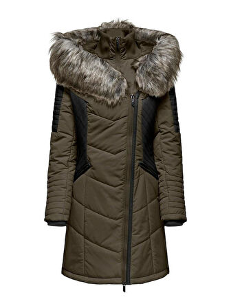 Only New Lınette Fur Kadın Parka 15295396