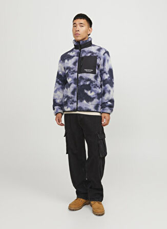 Jack & Jones Mor Erkek Mont 12246693_JORVESTERBRO AOP TEDDY JAC