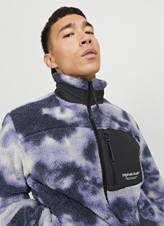 Jack & Jones Mor Erkek Mont 12246693_JORVESTERBRO AOP TEDDY JAC