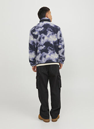 Jack & Jones Mor Erkek Mont 12246693_JORVESTERBRO AOP TEDDY JAC