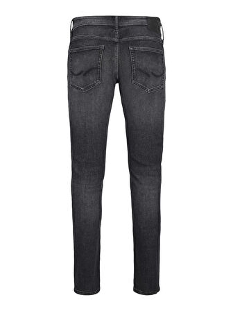 Jack & Jones Erkek Dar Kesim Siyah Kot Pantolon - 12246915