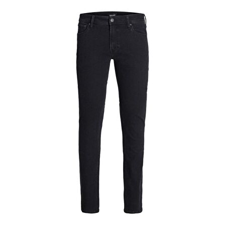 Jack&Jones Rahat Kesim Dar Paça Yüksel Bel Siyah Erkek Kot Pantolon 12246951