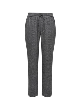 Only Yüksek Bel Normal Gri Kadın Pantolon ONLSHAY HW HB PULL-UP PANT TLR
