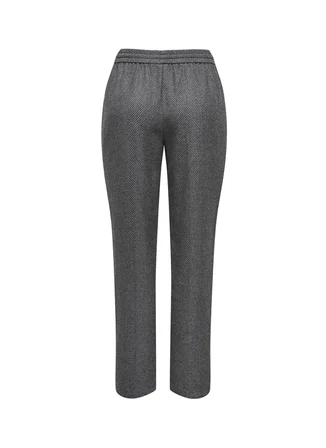 Only Yüksek Bel Normal Gri Kadın Pantolon ONLSHAY HW HB PULL-UP PANT TLR