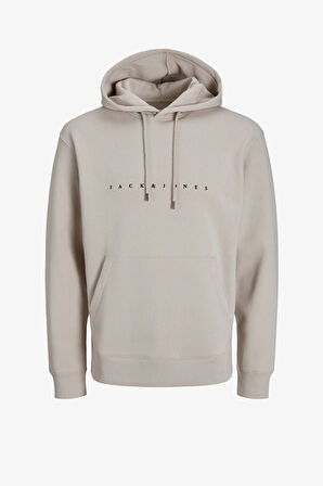 Jack & Jones Jjestar Erkek Bej Sweatshirt 12233972-Moonbeam