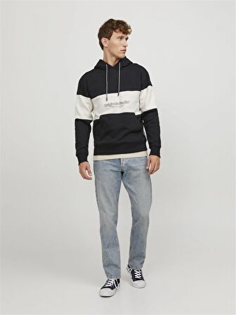 Jack & Jones Jorlakewood Sweat Hood Bf Ln Erkek Sweatshirt