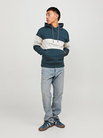 Jack & Jones Jorlakewood Sweat Hood Bf Ln Erkek Sweatshirt