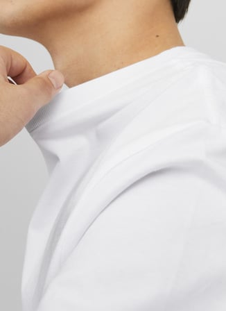 Jack & Jones Beyaz Erkek T-Shirt